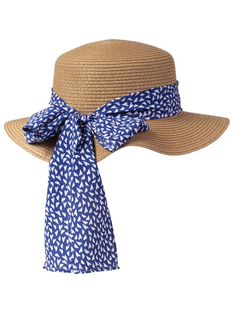 Cappello Foulard decorativo, regolabile intorno alla testa donna Isotoner Blu Bianco - Kiabi