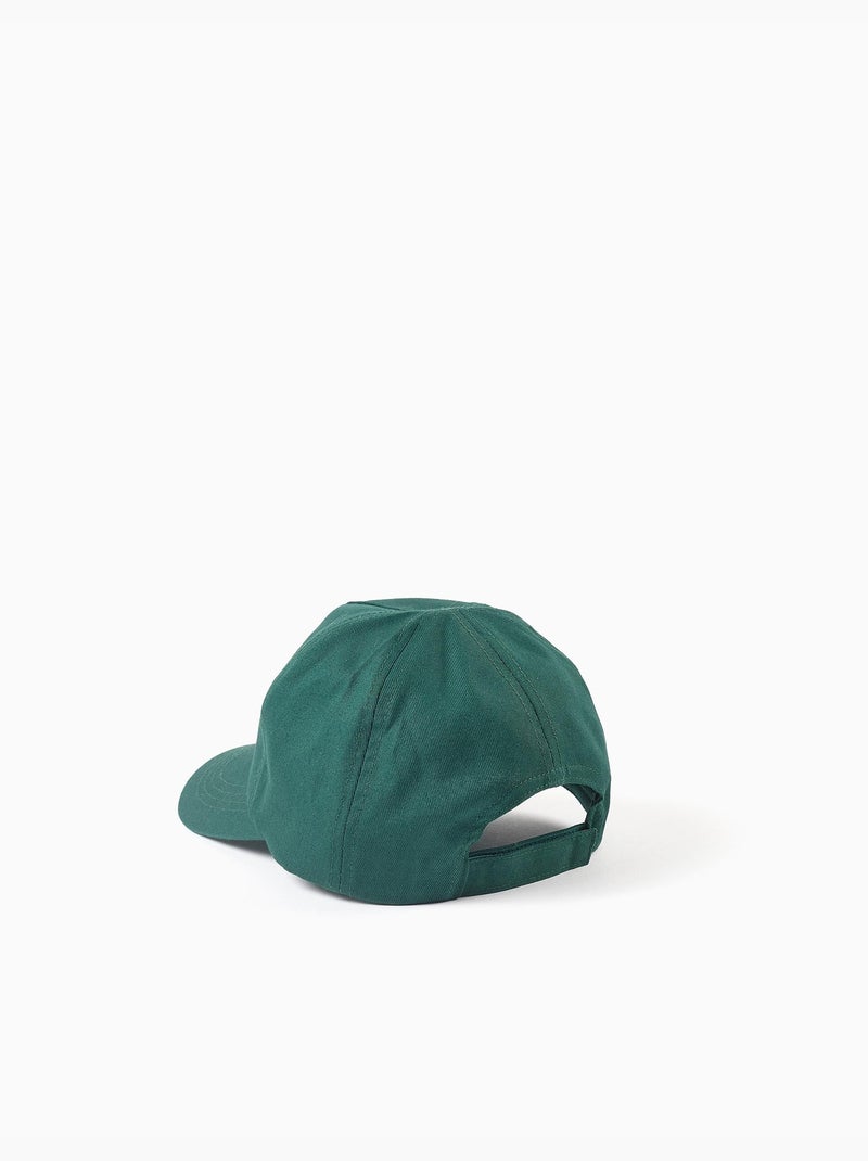 Cappello in cotone con ricamo zy Verde scuro - Kiabi