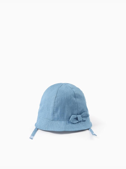 Cappello in denim con fiocco decorativo - Kiabi