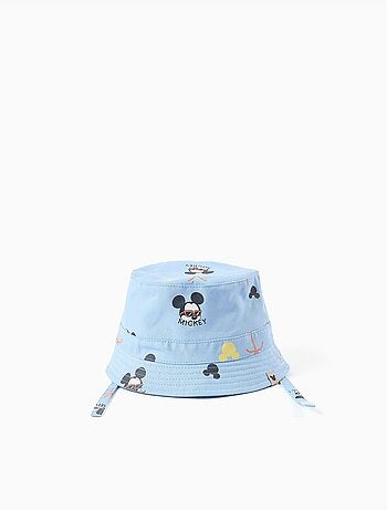 Cappello in saffiano con motivo Mickey