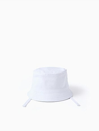 Cappello in twill con cinturini laterali