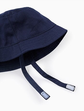 Cappello in twill con cinturini laterali