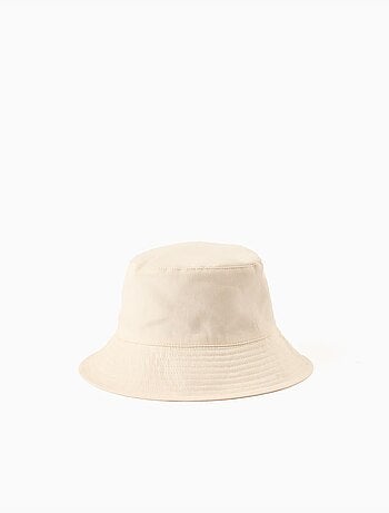 Cappello in twill con fiocco applicato