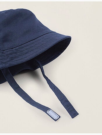 Cappello in twill con nastri laterali