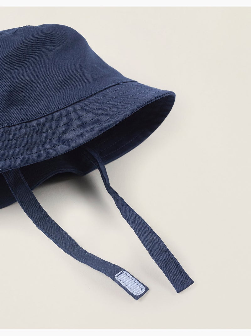Cappello in twill con nastri laterali Blu scuro - Kiabi