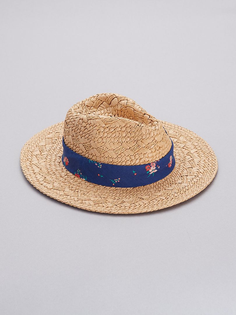 Cappello paglia blu scuro - Kiabi