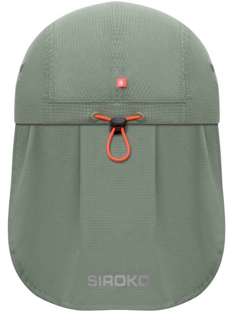 Cappello parasole da trail running escursionismo uomo e donna toubkal Verde - Kiabi
