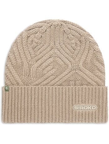 Cappello, sciarpa e guanti - set completo fitness uomo e donna triad sand brown