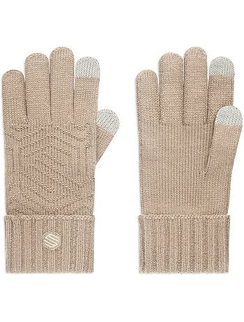Cappello, sciarpa e guanti - set completo fitness uomo e donna triad sand brown