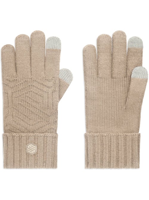Cappello, sciarpa e guanti - set completo fitness uomo e donna triad sand brown - Kiabi