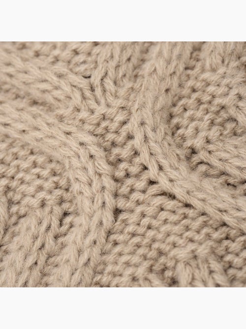 Cappello, sciarpa e guanti - set completo fitness uomo e donna triad sand brown - Kiabi