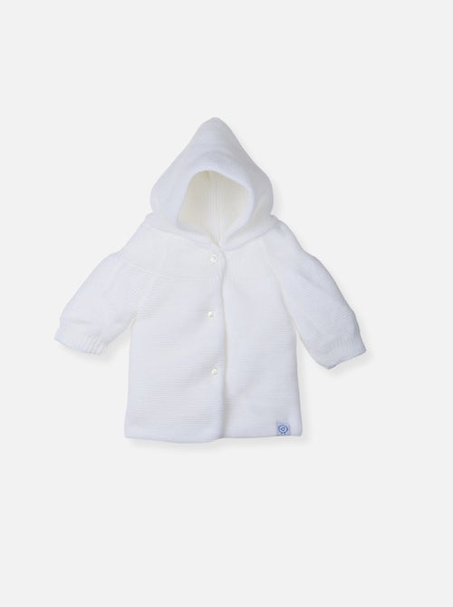 Cappottino in maglia a coste per neonato - Kiabi
