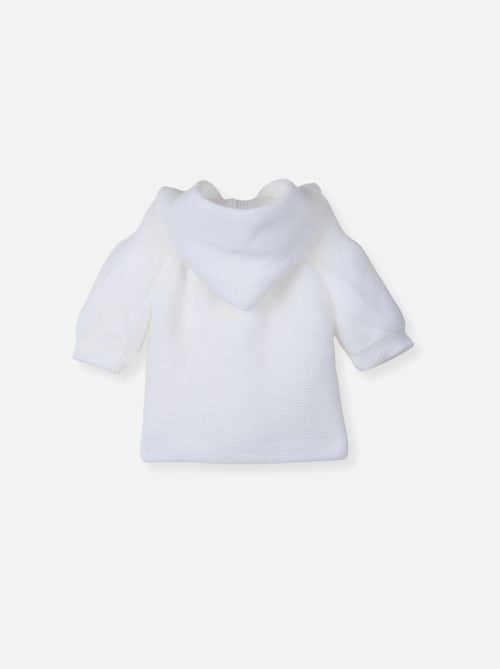 Cappottino in maglia a coste per neonato - Kiabi