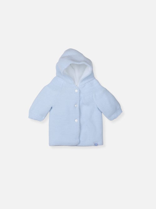 Cappottino in maglia a coste per neonato - Kiabi
