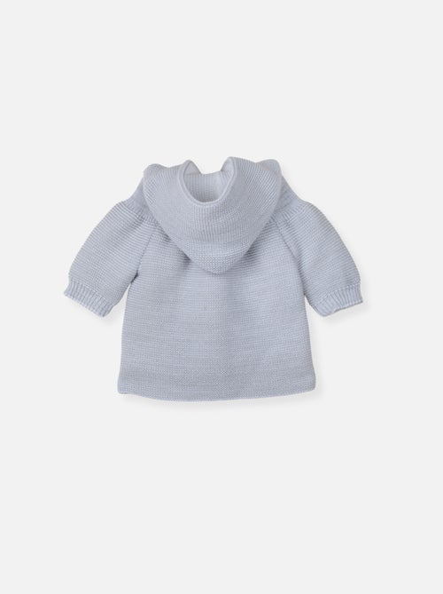 Cappottino in maglia a coste per neonato - Kiabi