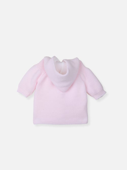 Cappottino in maglia a coste per neonato - Kiabi