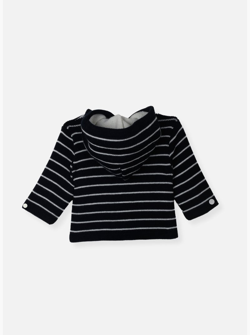 Cappottino neonato petits marins Bianco Blu - Kiabi