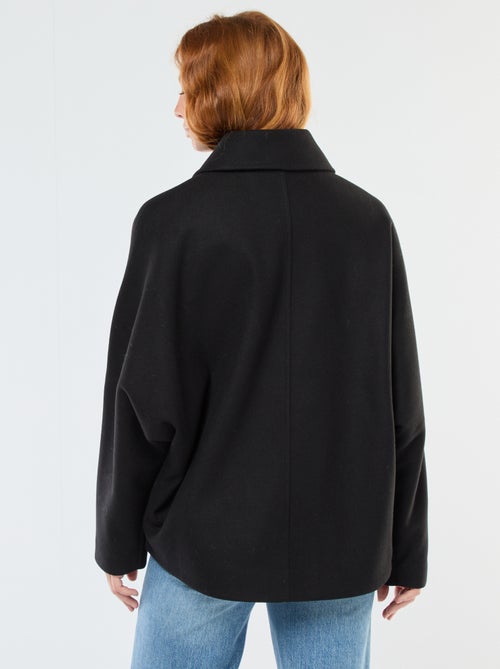 Cappotto a mantella effetto lana - Kiabi