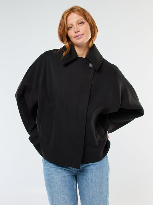 Cappotto a mantella effetto lana - Kiabi