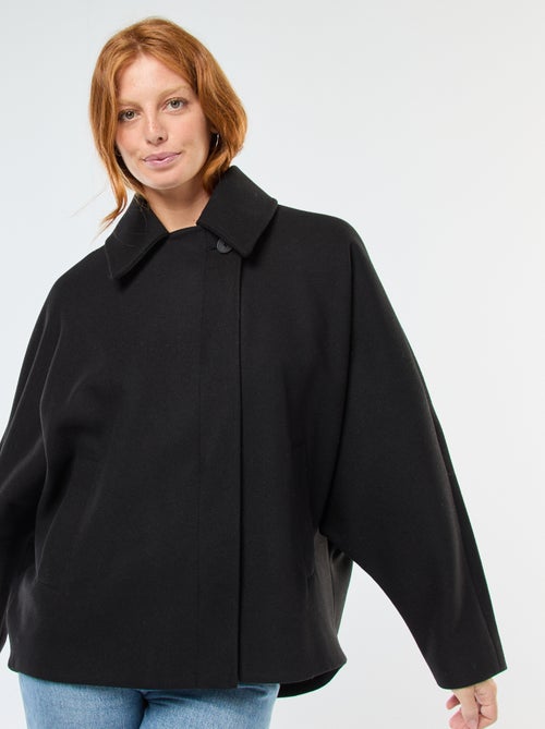 Cappotto a mantella effetto lana - Kiabi