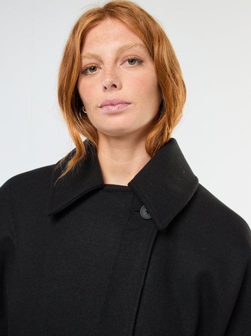 Cappotto a mantella effetto lana - Kiabi