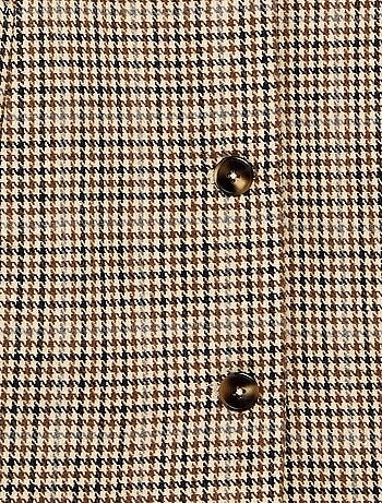 Cappotto a mezza lunghezza con collo in pelliccia rimovibile