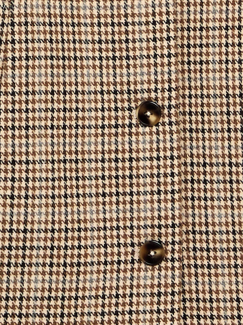 Cappotto a mezza lunghezza con collo in pelliccia rimovibile Marrone - Kiabi