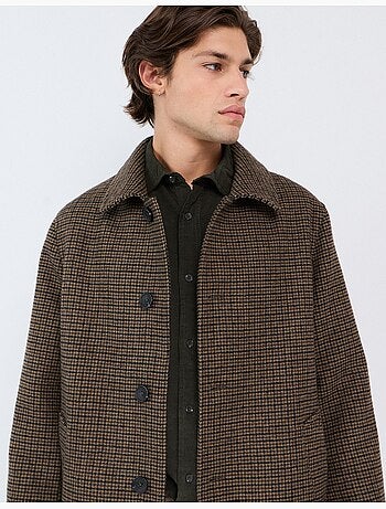 Cappotto a quadri, mo fashion