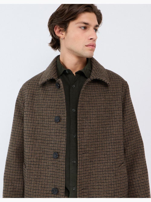Cappotto a quadri, mo fashion - Kiabi