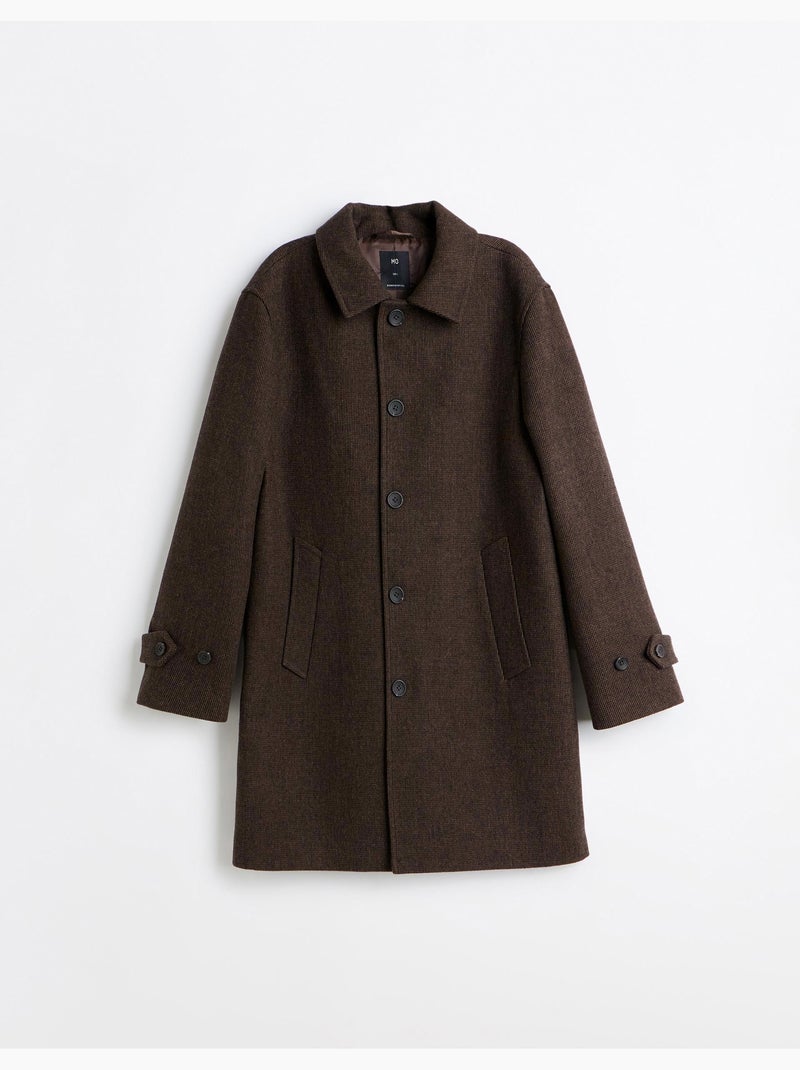 Cappotto a quadri, mo fashion Marrone - Kiabi