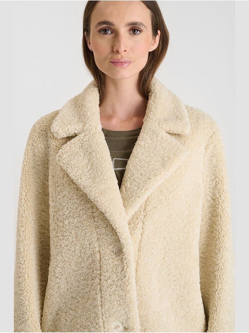 Cappotto artistico Bianco - Kiabi