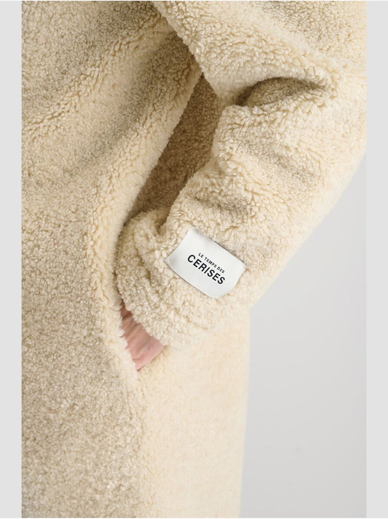 Cappotto artistico Bianco - Kiabi