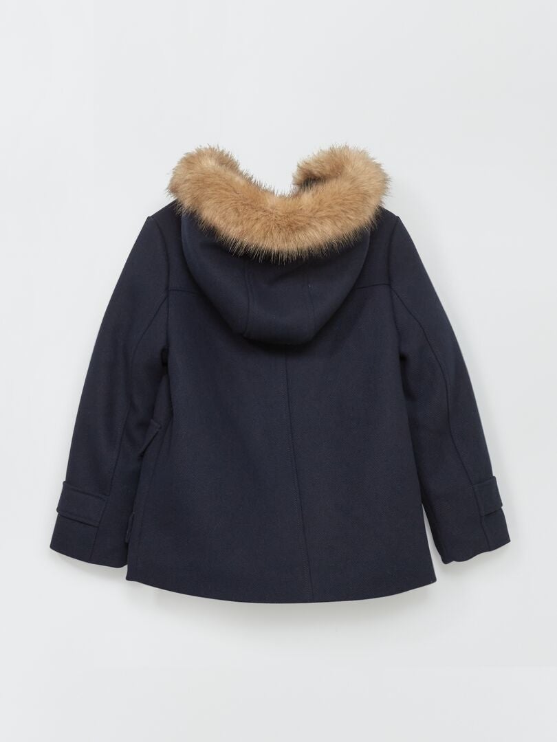 Cappotto monopetto in lana Blu navy - The Shaper