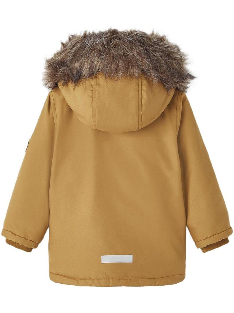 Cappotto Bambino Name it Marrone cappuccino - Kiabi