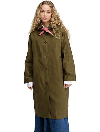 Cappotto cerato lungo da donna donna skye-w