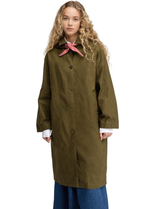 Cappotto cerato lungo da donna donna skye-w - Kiabi