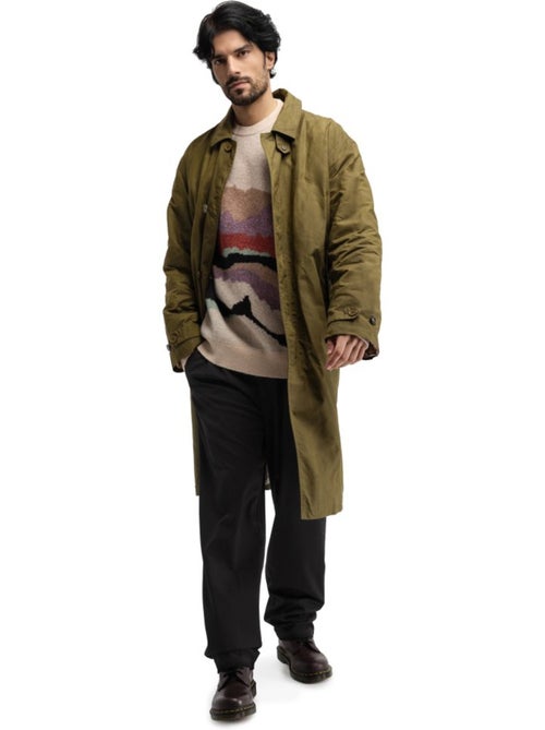 Cappotto cerato lungo da uomo uomo codium - Kiabi