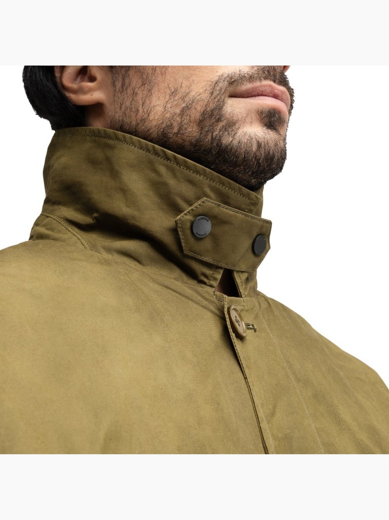 Cappotto cerato lungo da uomo uomo codium Verde - Kiabi