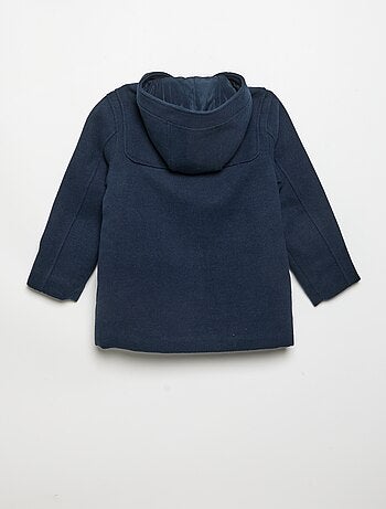 Cappotto con cappuccio e alamari