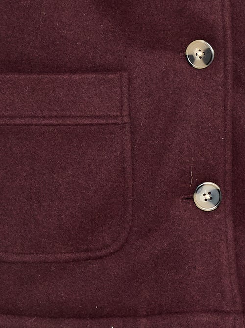 Cappotto con cappuccio effetto lana - Kiabi