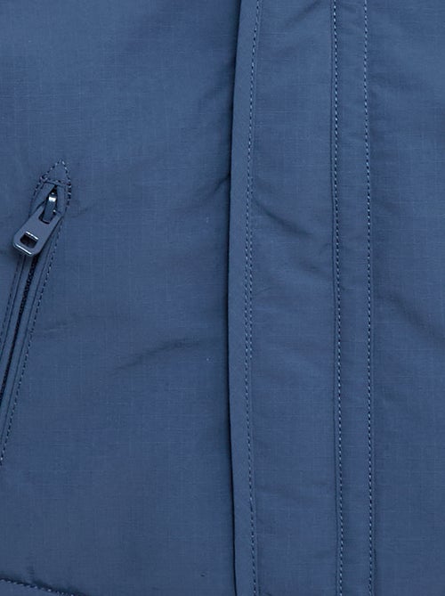 Cappotto con cappuccio foderato in ecopelliccia - Kiabi