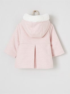 Cappotto con cappuccio in pelliccia sintetica - Kiabi