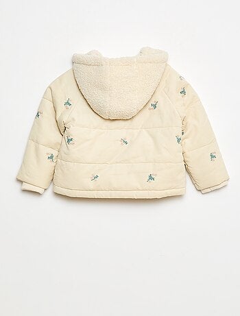 Cappotto con cappuccio in velluto