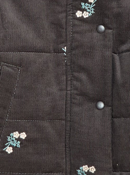 Cappotto con cappuccio in velluto - Kiabi