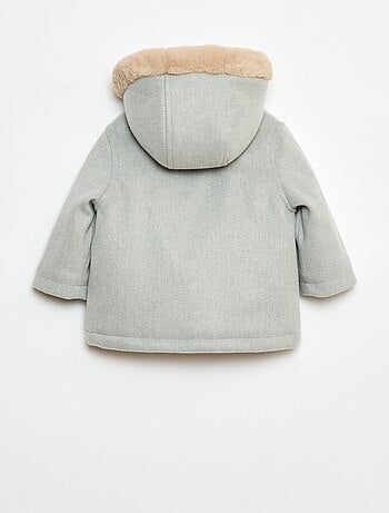 Cappotto con cappuccio morbido