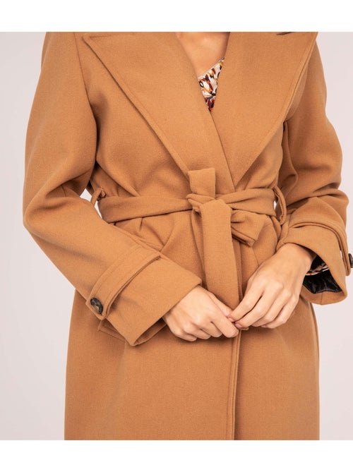 Cappotto con cintura UNIZI - Kiabi