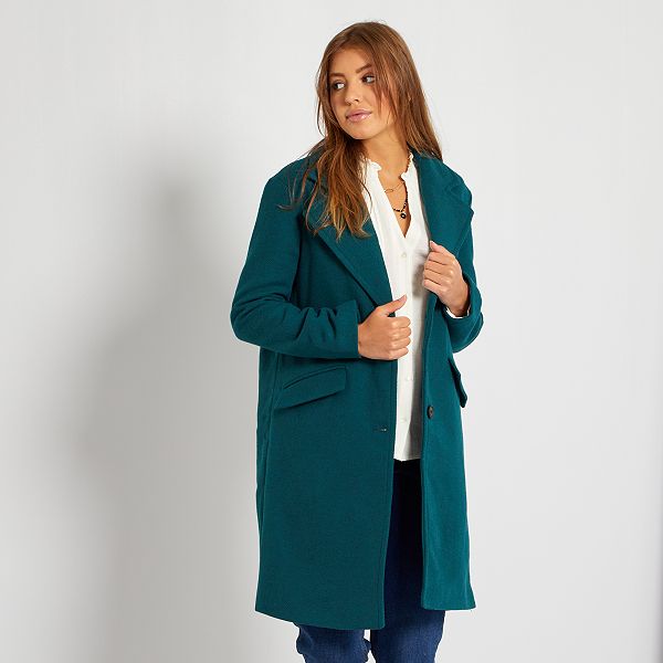 cappotto blu donna