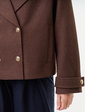 Cappotto corto doppiopetto