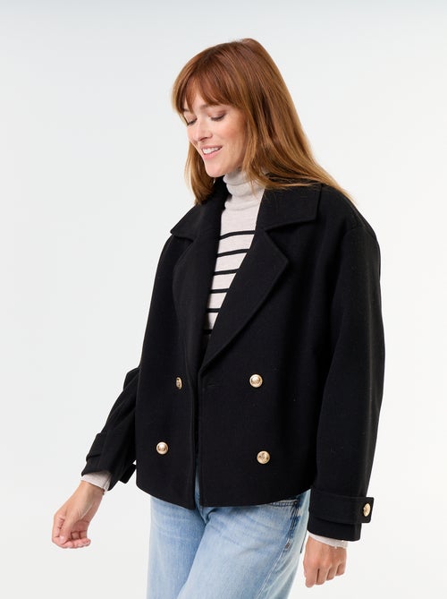 Cappotto corto doppiopetto - Kiabi