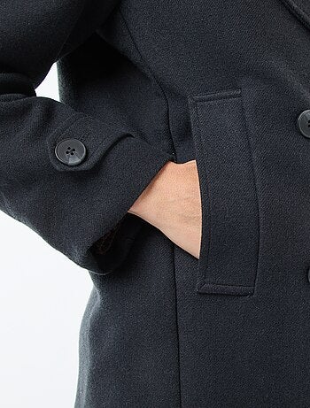 Cappotto corto effetto lana